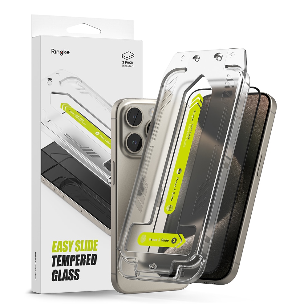 Easy Slide Glass (2 pezzi) iPhone 15 Pro