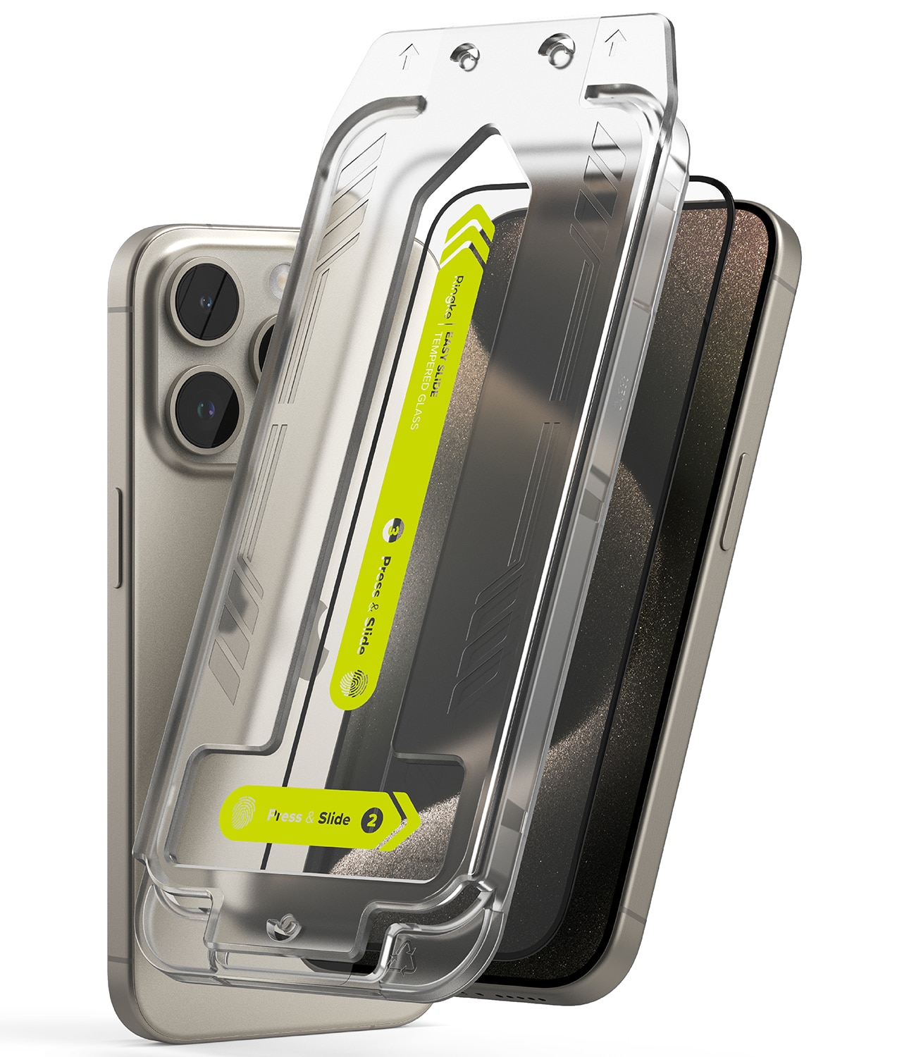 Easy Slide Glass (2 pièces) iPhone 15 Pro Max
