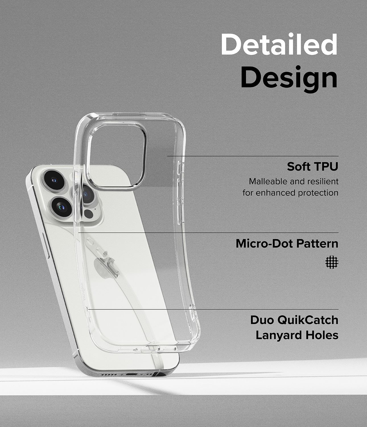 Coque Air iPhone 15 Pro Clear