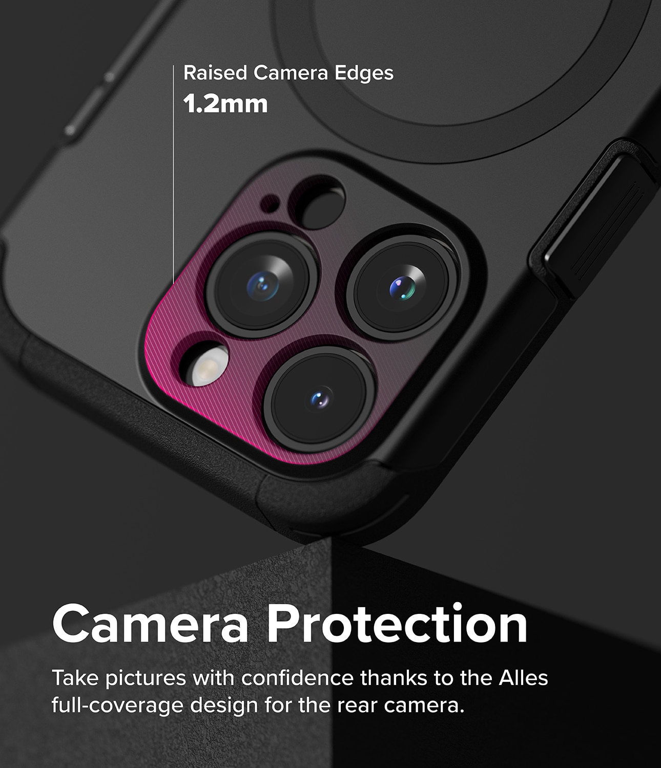 Alles Magnetic Coque iPhone 15 Pro, noir