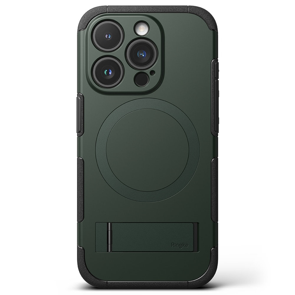 Alles Magnetic Coque iPhone 15 Pro, Dark Green