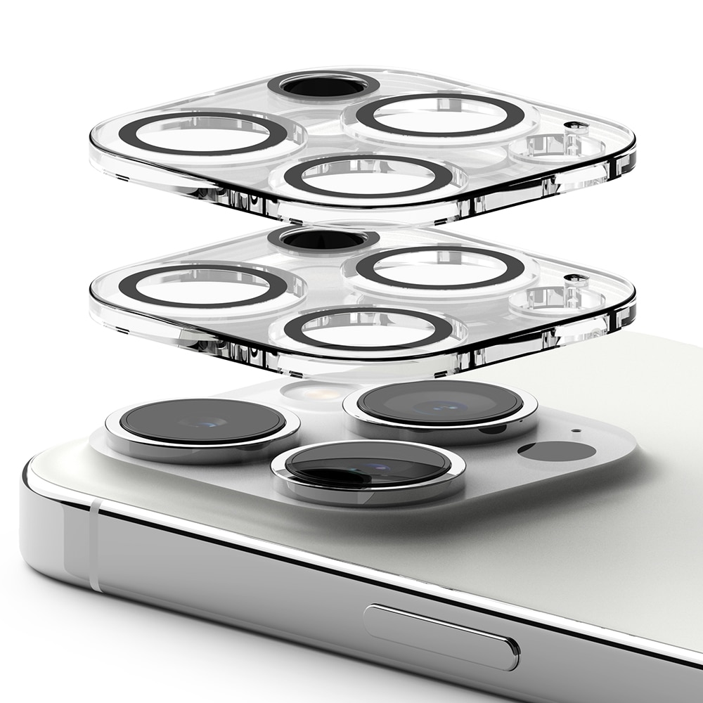 Camera Protector Glass (2 pièces) iPhone 15 Pro Transparent
