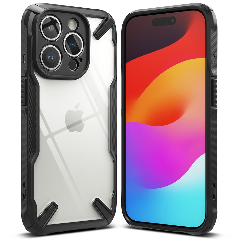 Coque Fusion X iPhone 15 Pro Max, Noir
