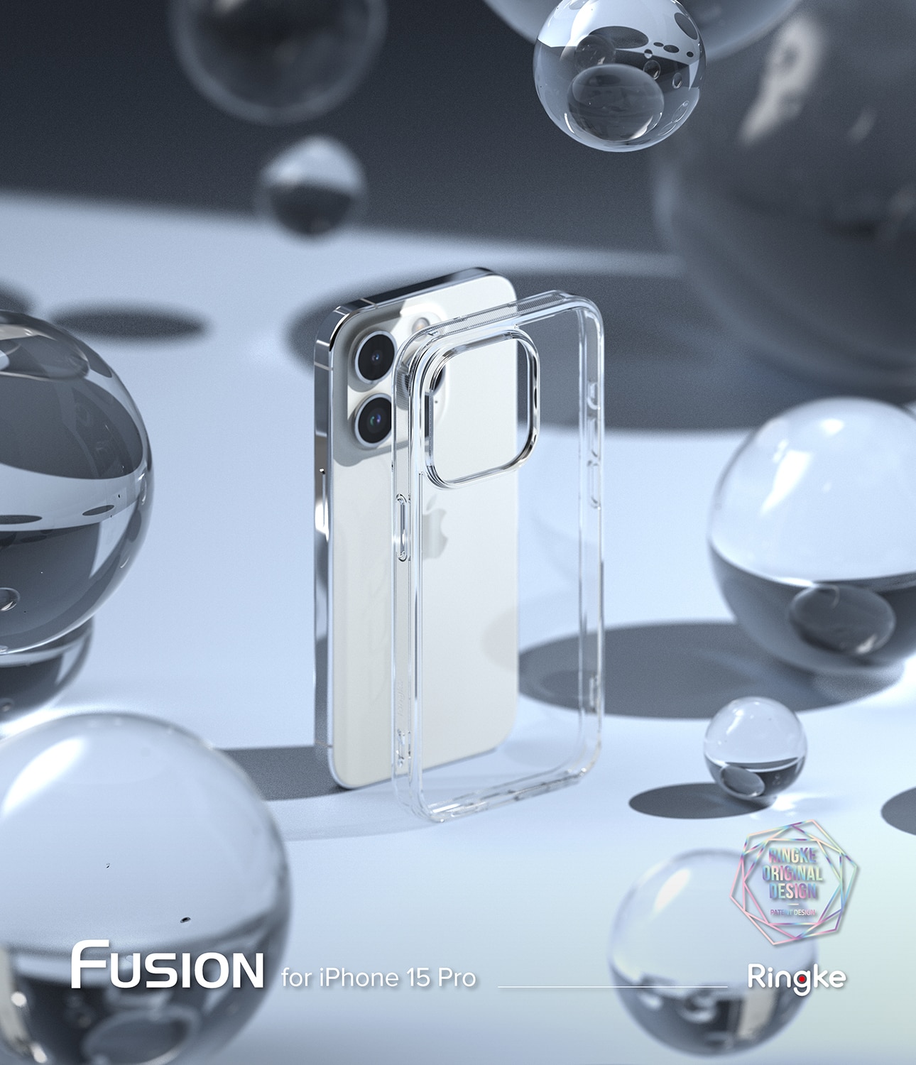 Coque Fusion iPhone 15 Pro Clear