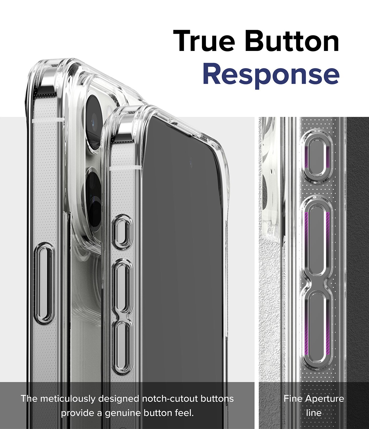 Coque Fusion iPhone 15 Pro Max, Transparent