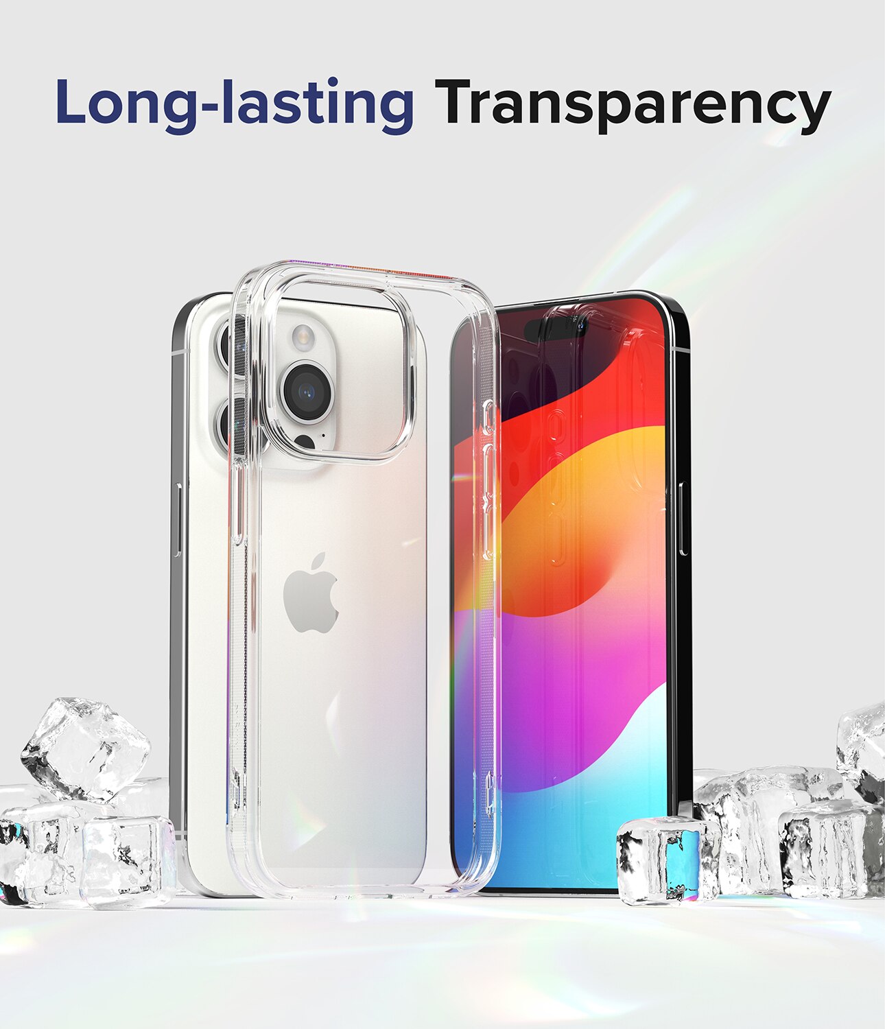 Coque Fusion iPhone 15 Pro Max, Transparent