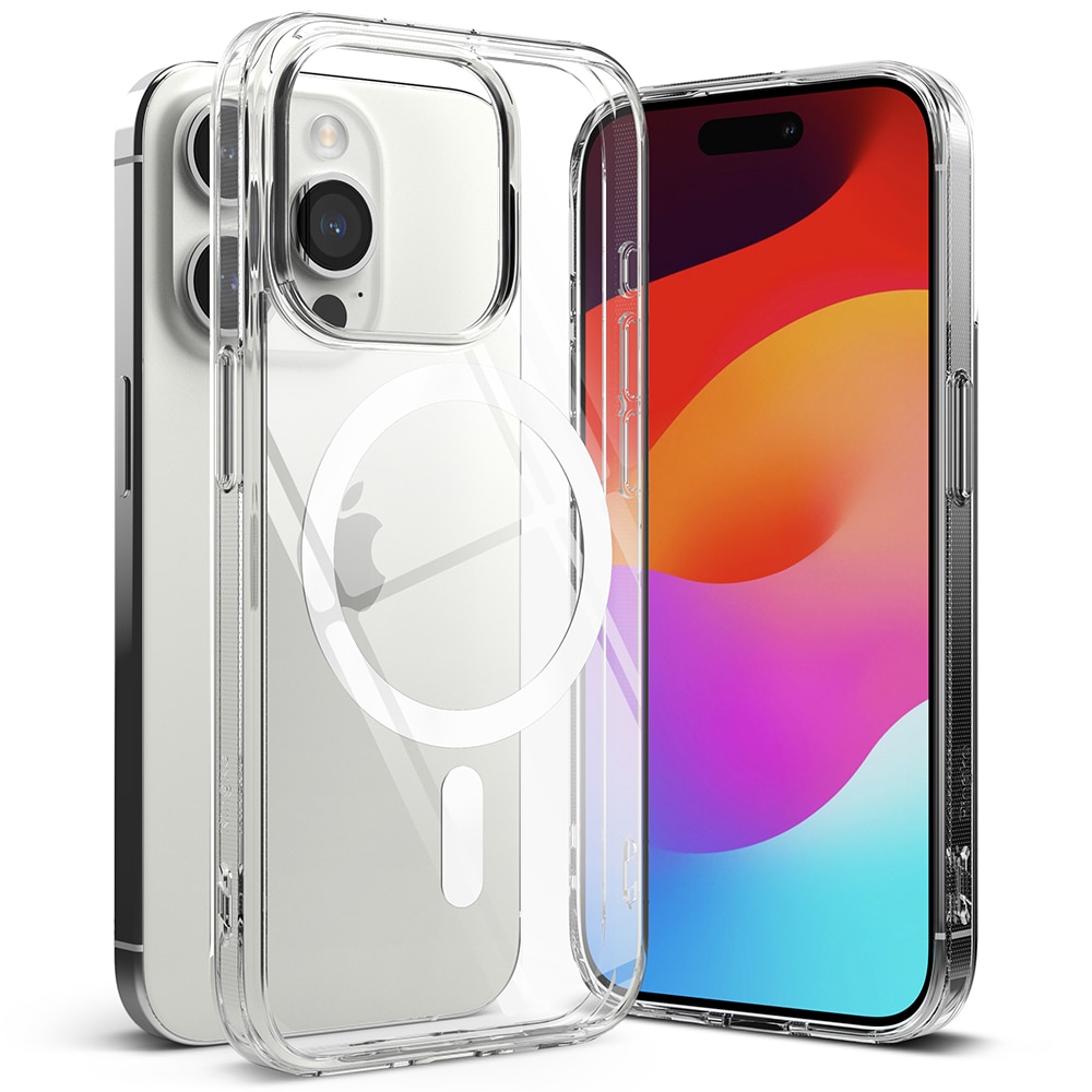 Coque Fusion Magnetic iPhone 15 Pro Transparent