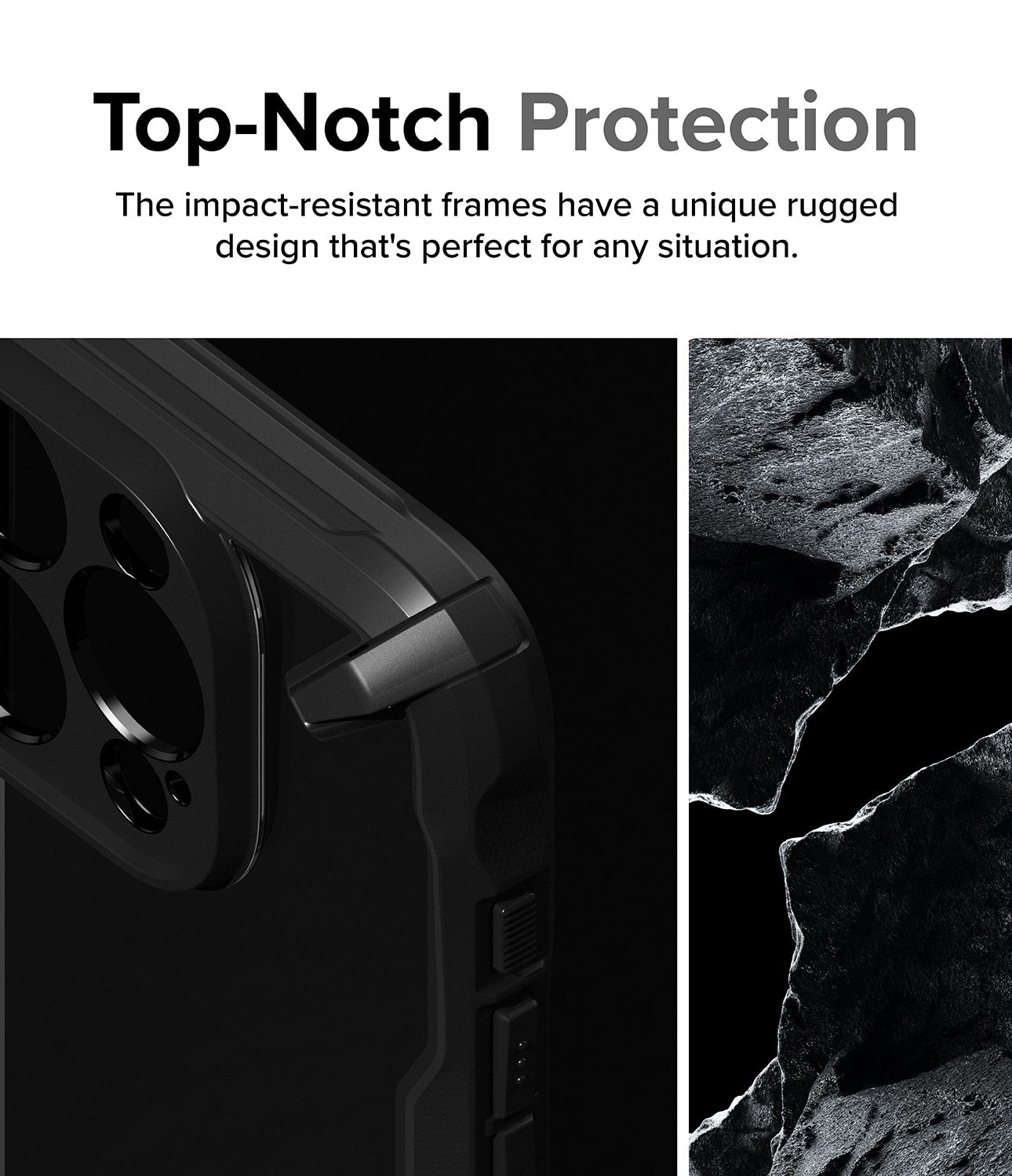 Coque Fusion X iPhone 15 Pro Max, Noir