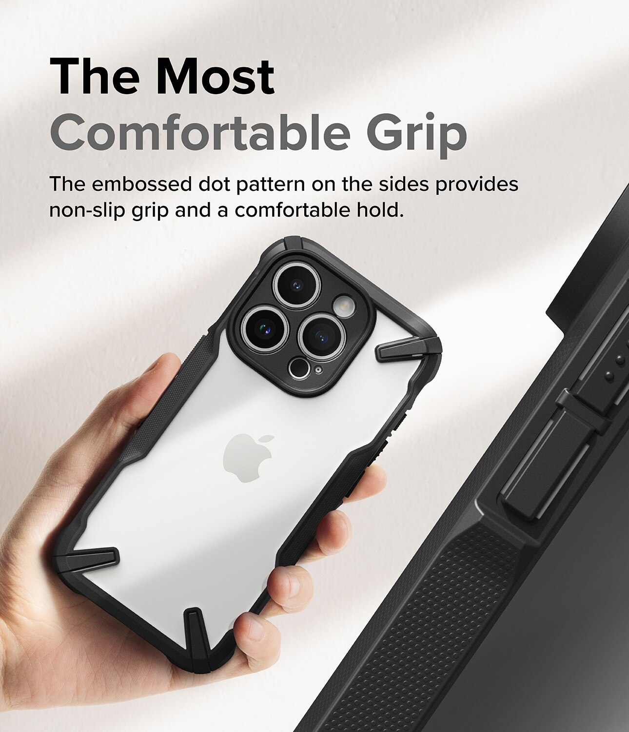 Coque Fusion X iPhone 15 Pro Max, Noir