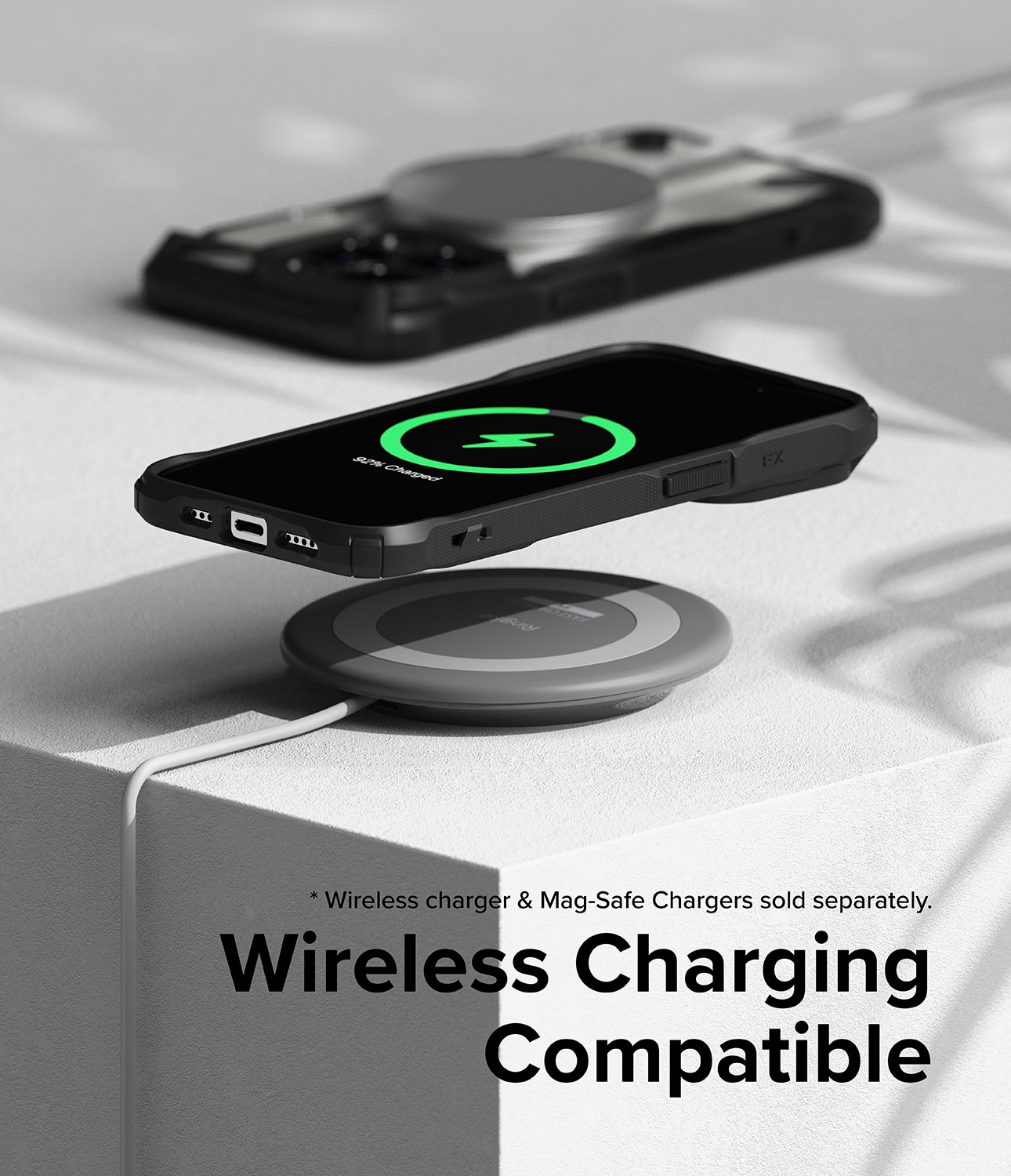 Coque Fusion X iPhone 15 Pro Max, Noir