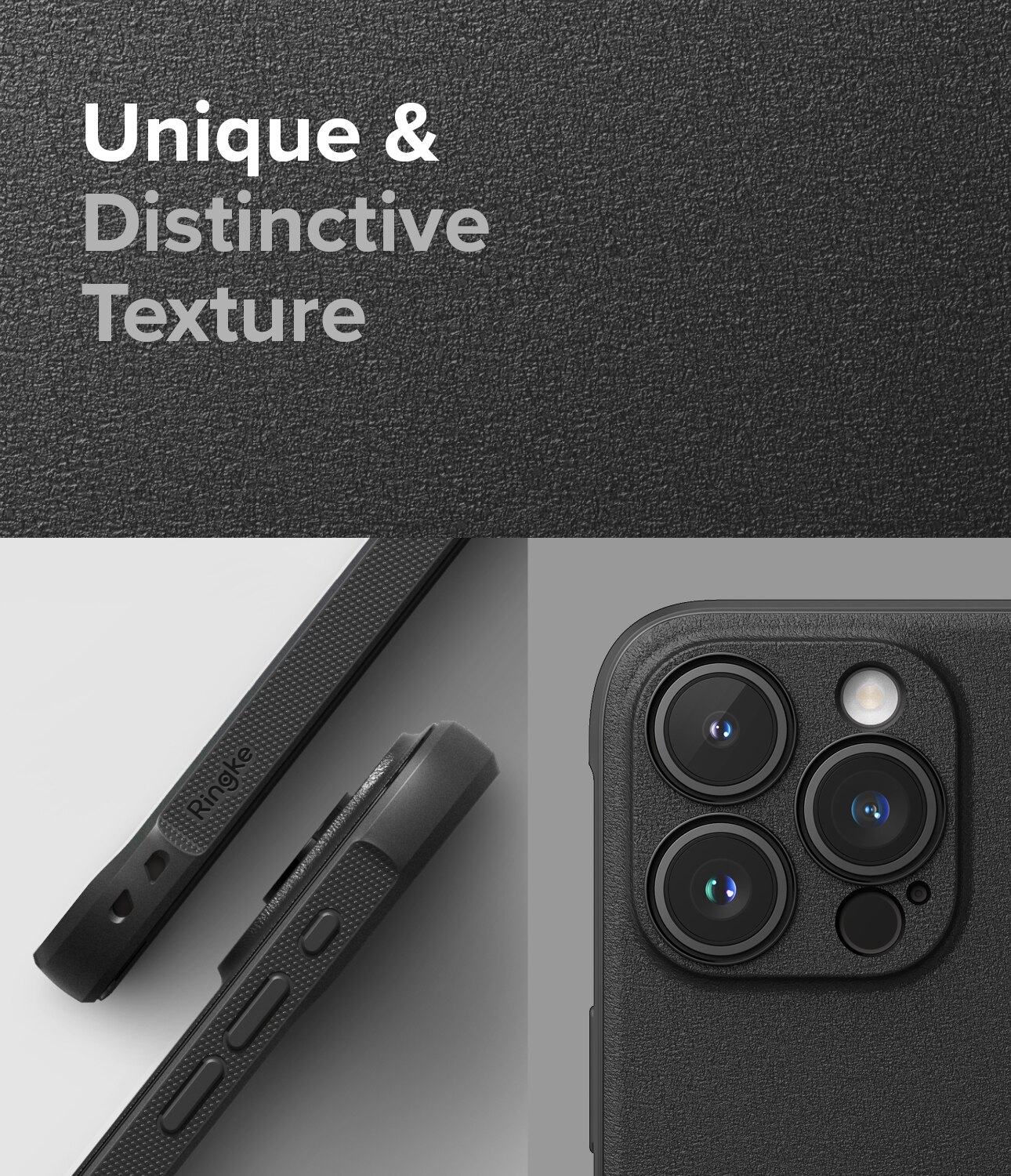 Coque Onyx iPhone 15 Pro, Black