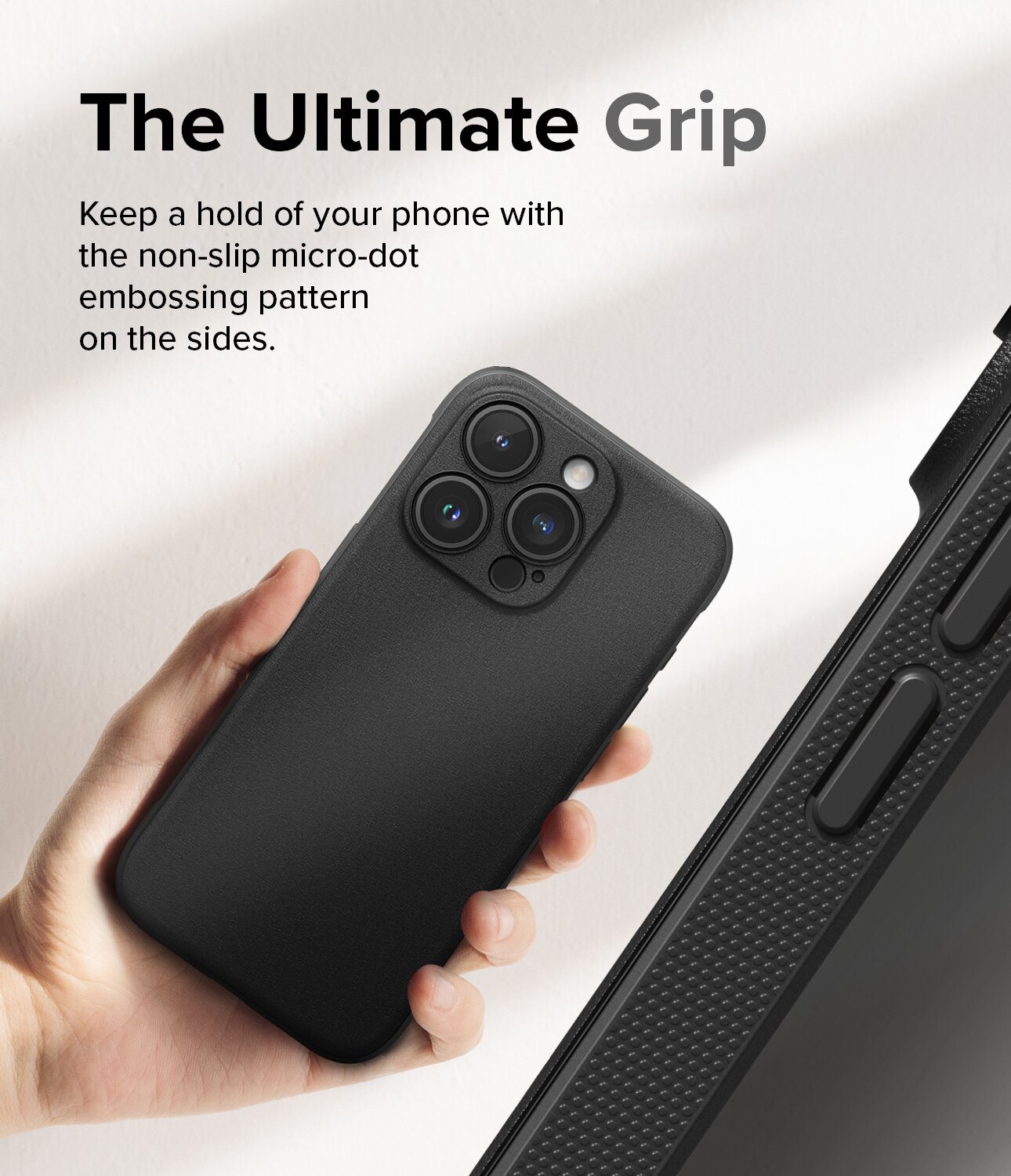 Coque Onyx iPhone 15 Pro, Black