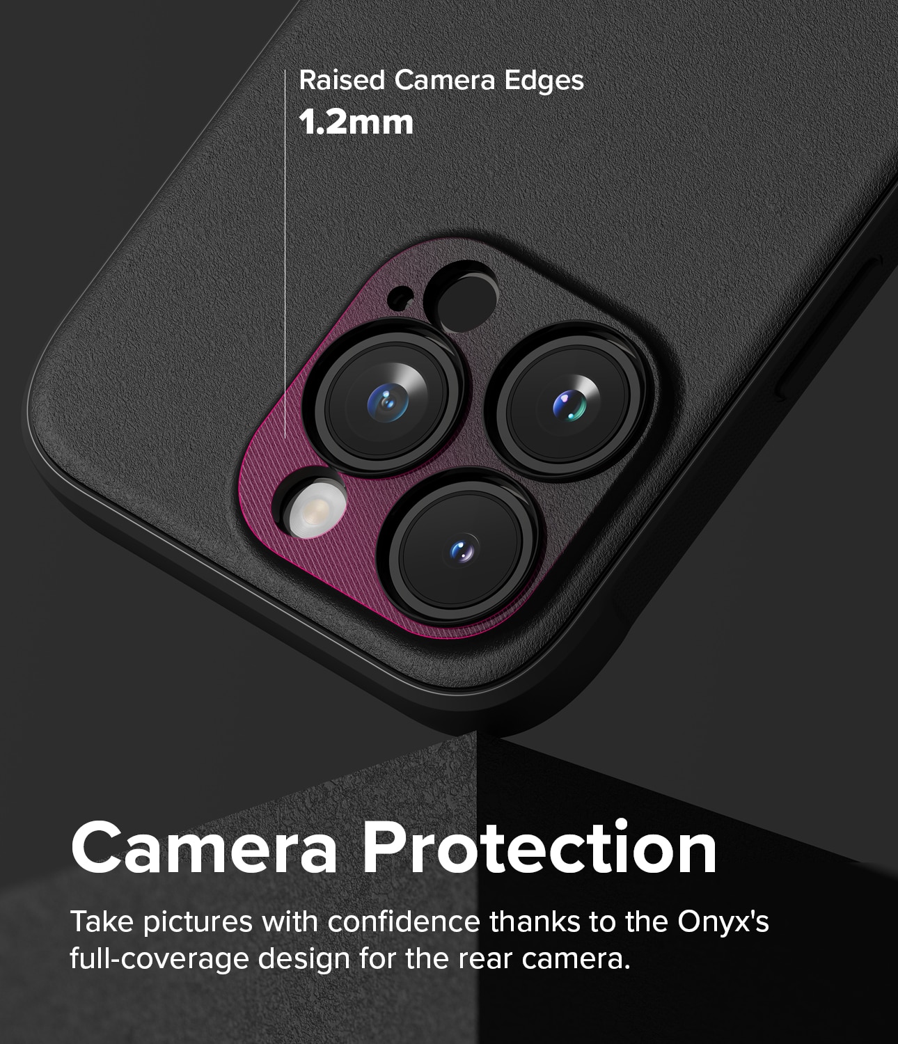 Coque Onyx iPhone 15 Pro, Black