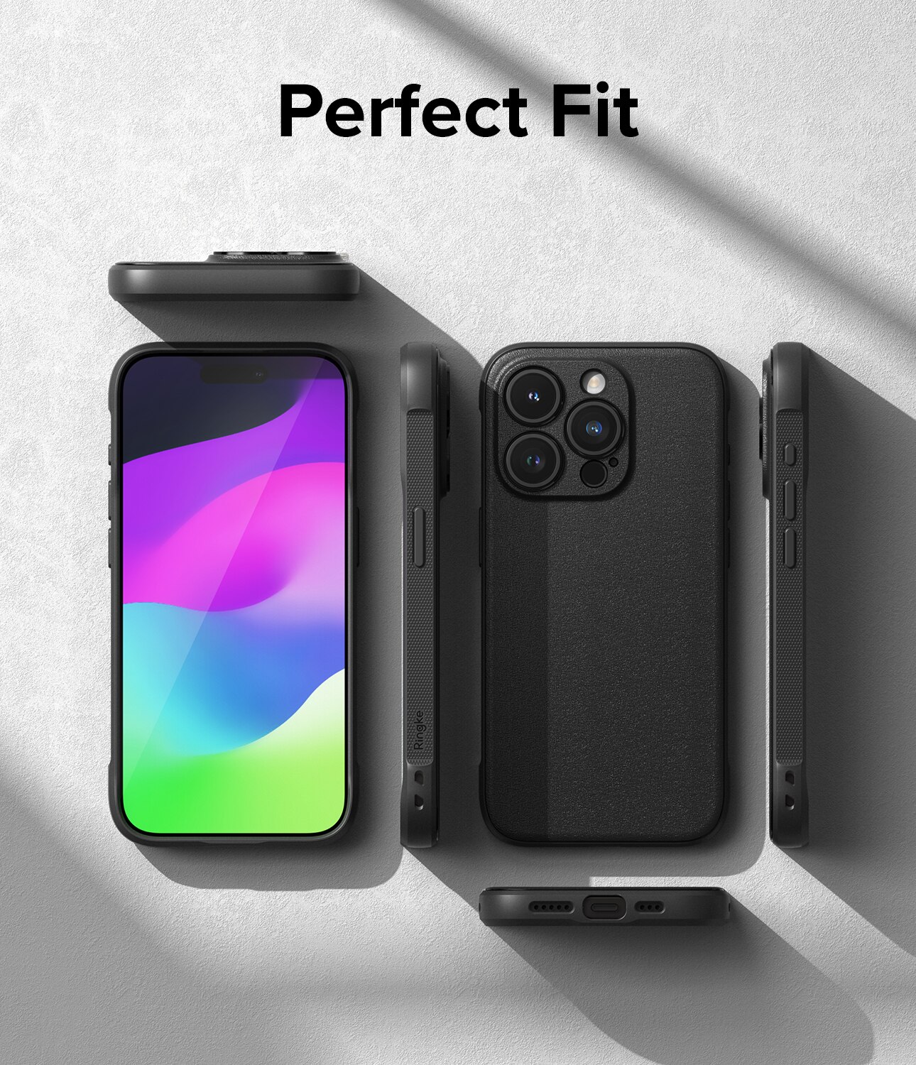 Coque Onyx iPhone 15 Pro, Black
