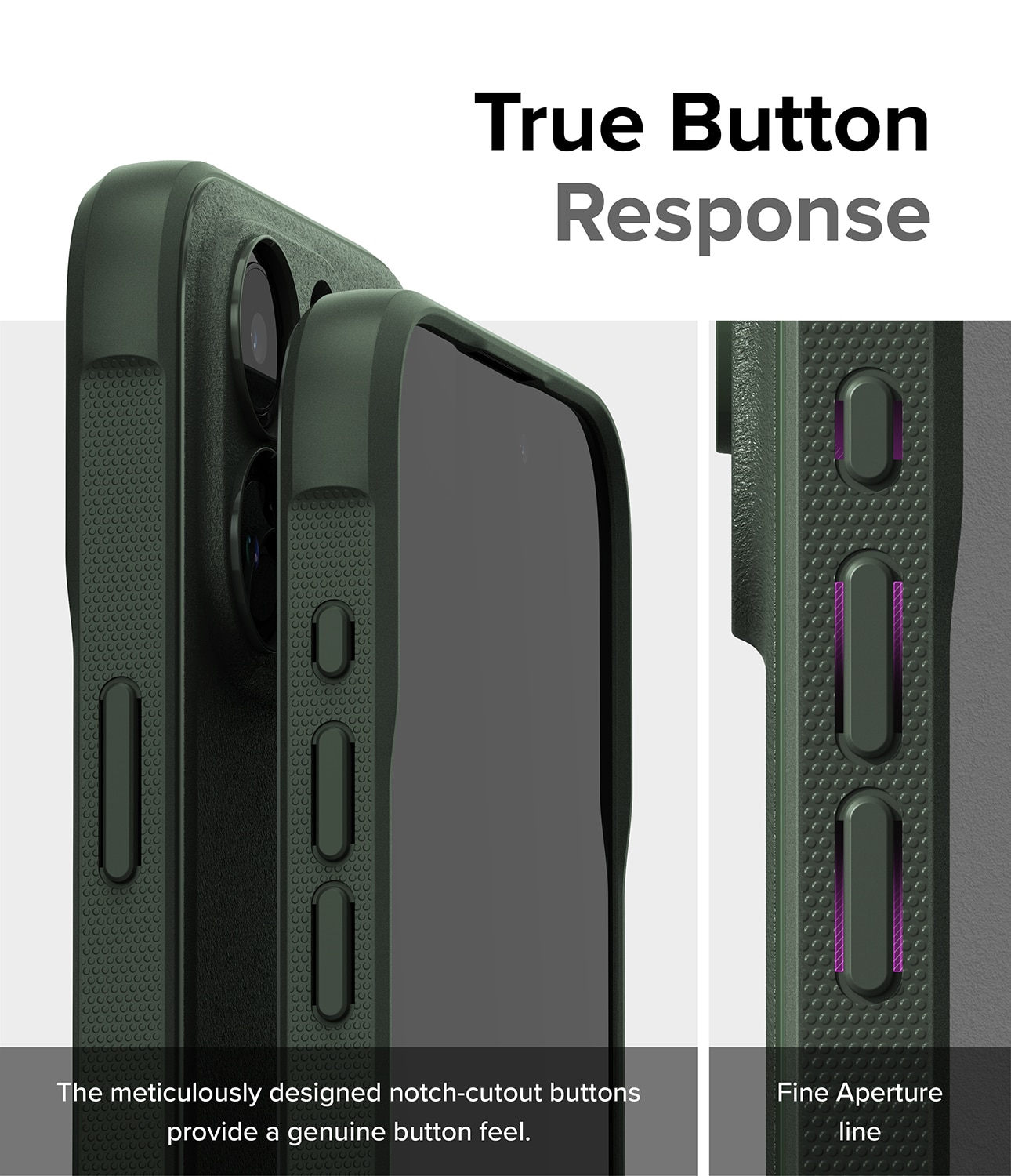 Coque Onyx Magnetic iPhone 15 Pro, Dark Green