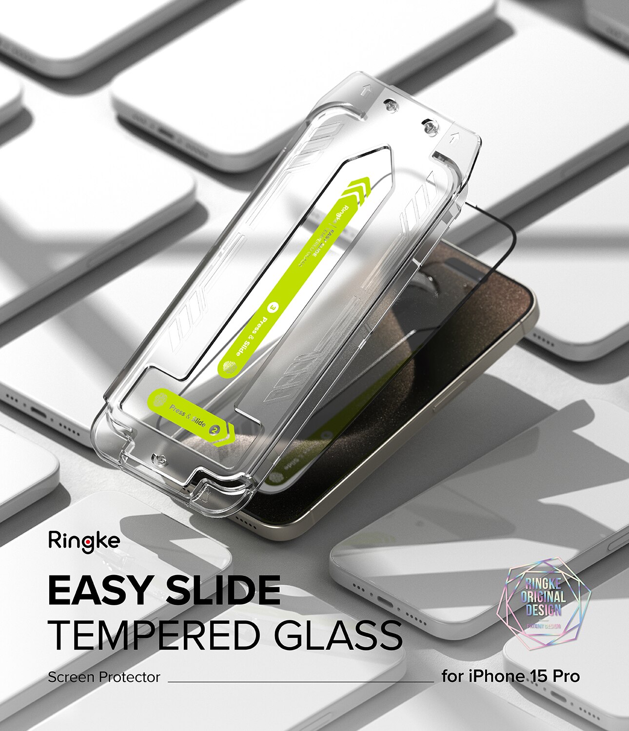 Easy Slide Glass (2 pezzi) iPhone 15 Pro