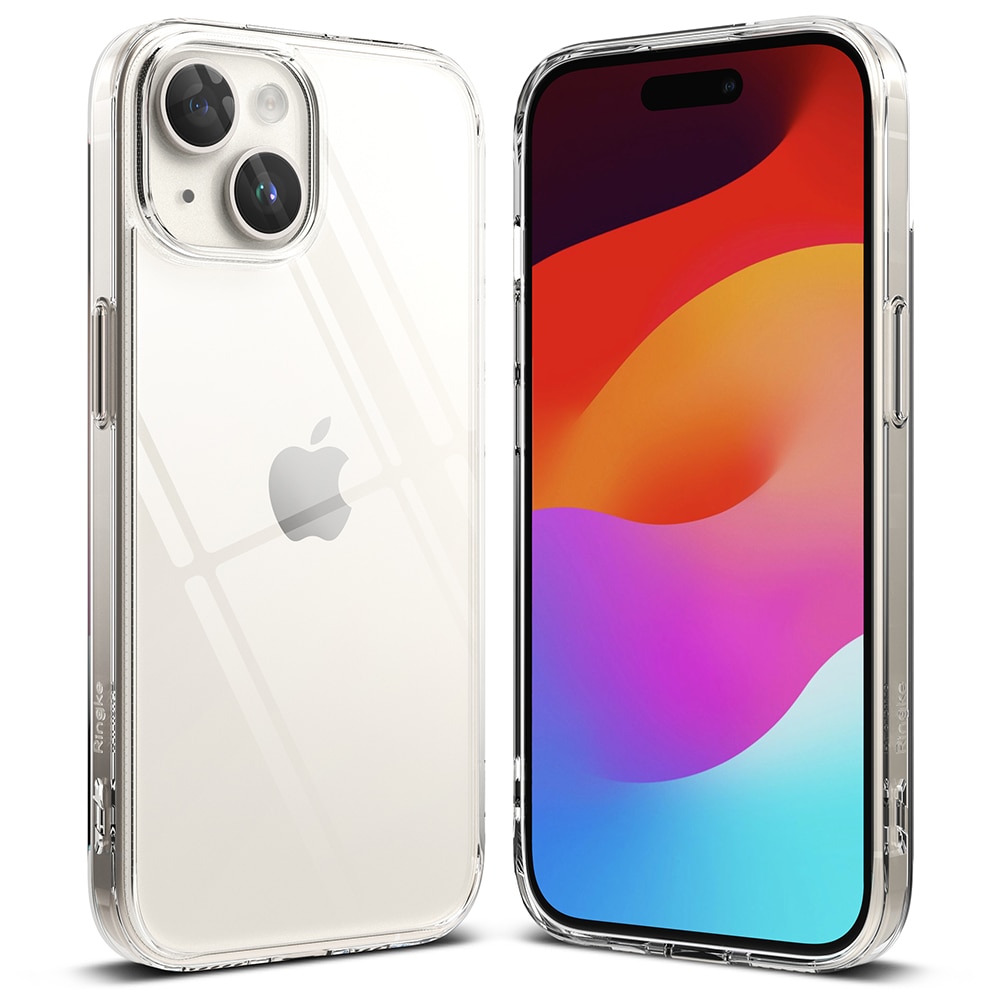 Coque Fusion iPhone 15, Transparent