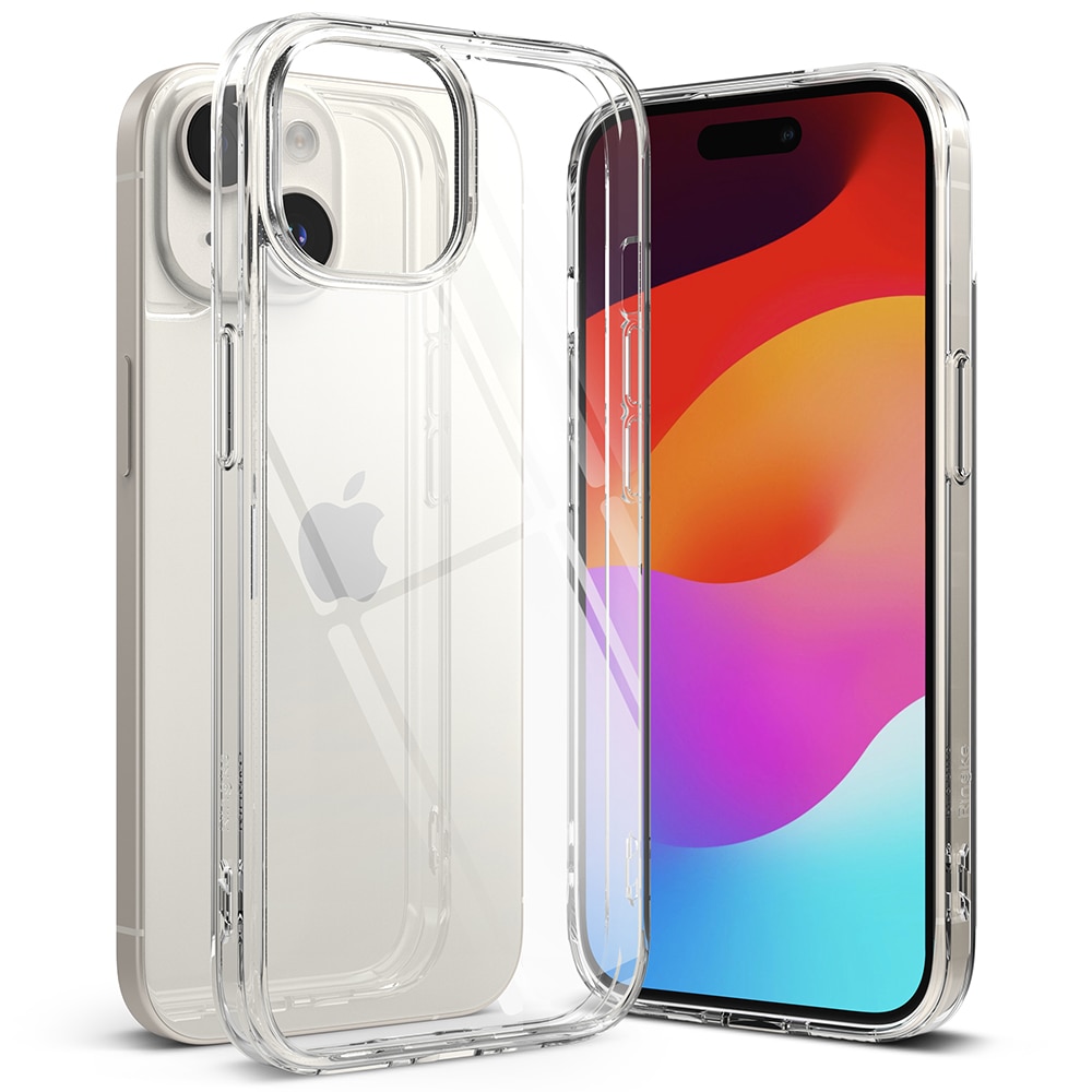 Coque Fusion iPhone 15, Transparent