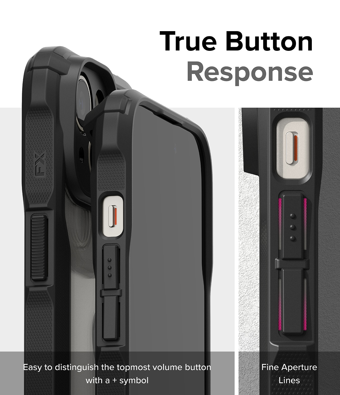 Coque Fusion X iPhone 15, noir