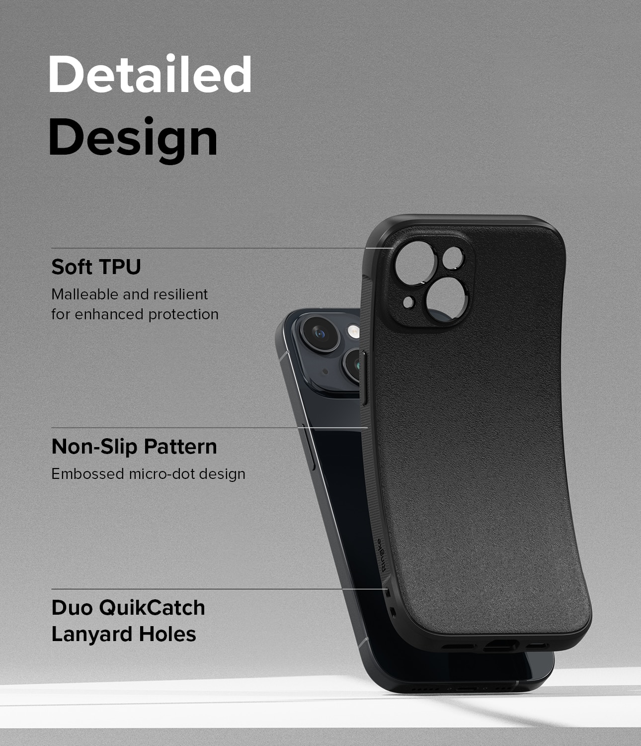 Coque Onyx iPhone 15, Black