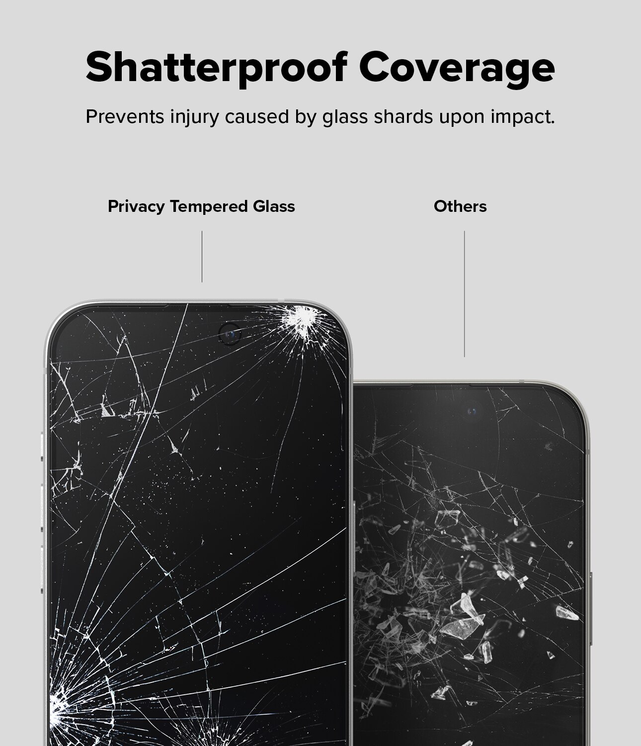 Easy Slide Privacy Glass (2 pièces) iPhone 15 Plus