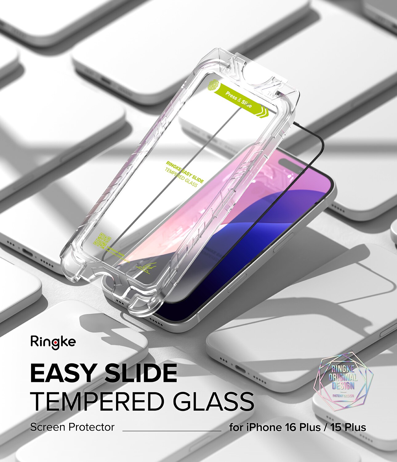 Easy Slide Glass (2 pièces) iPhone 15 Plus