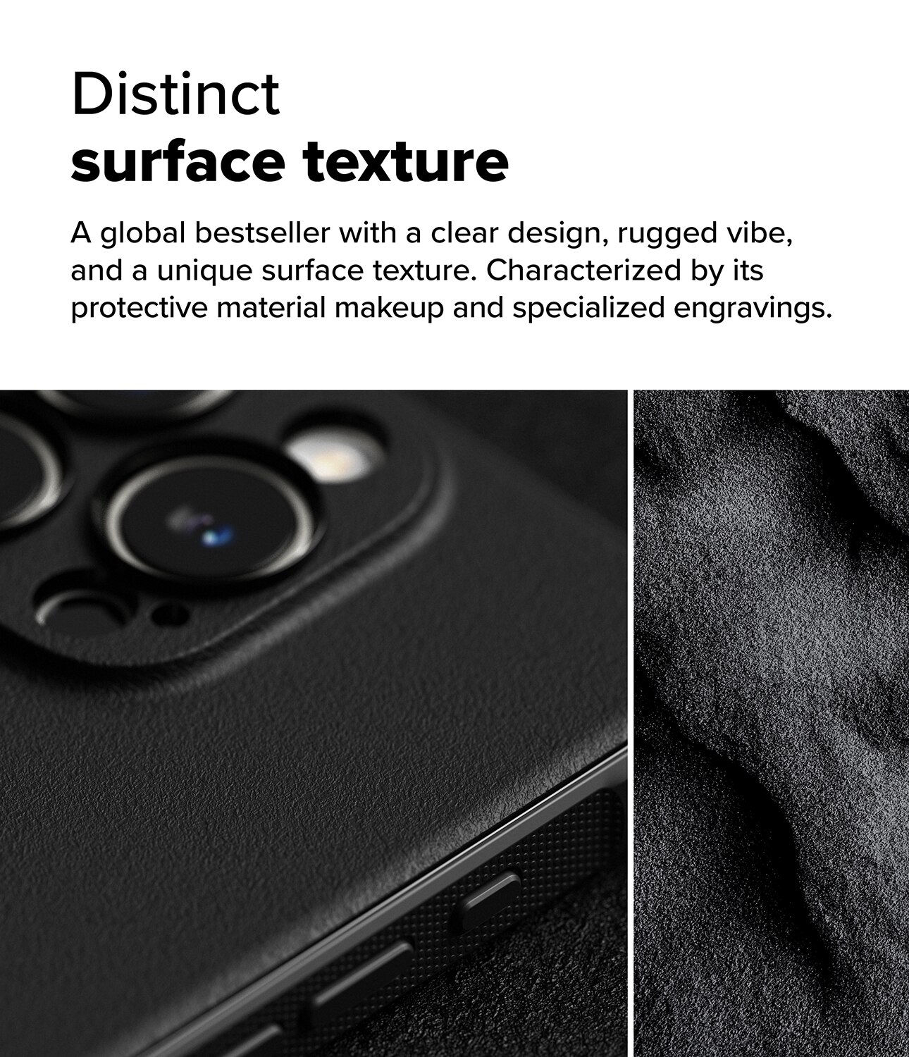 Coque Onyx iPhone 16 Pro, Black