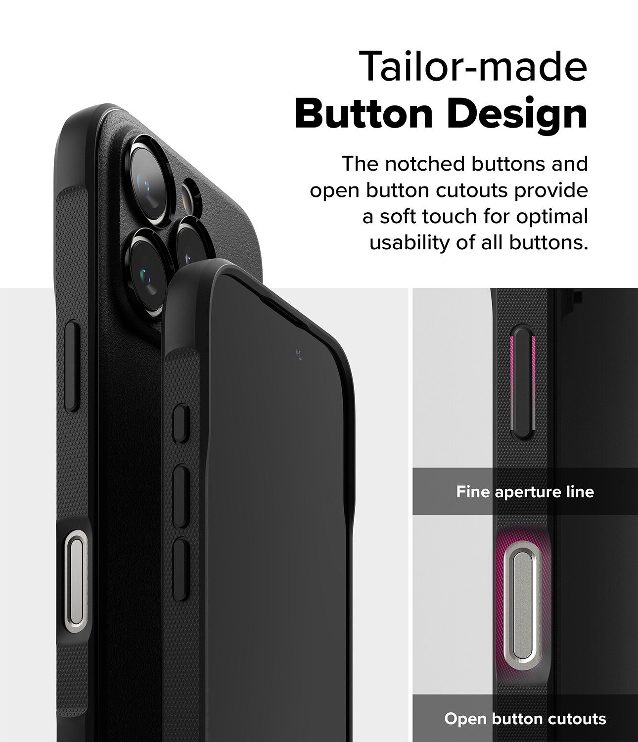 Coque Onyx iPhone 16 Pro, Black