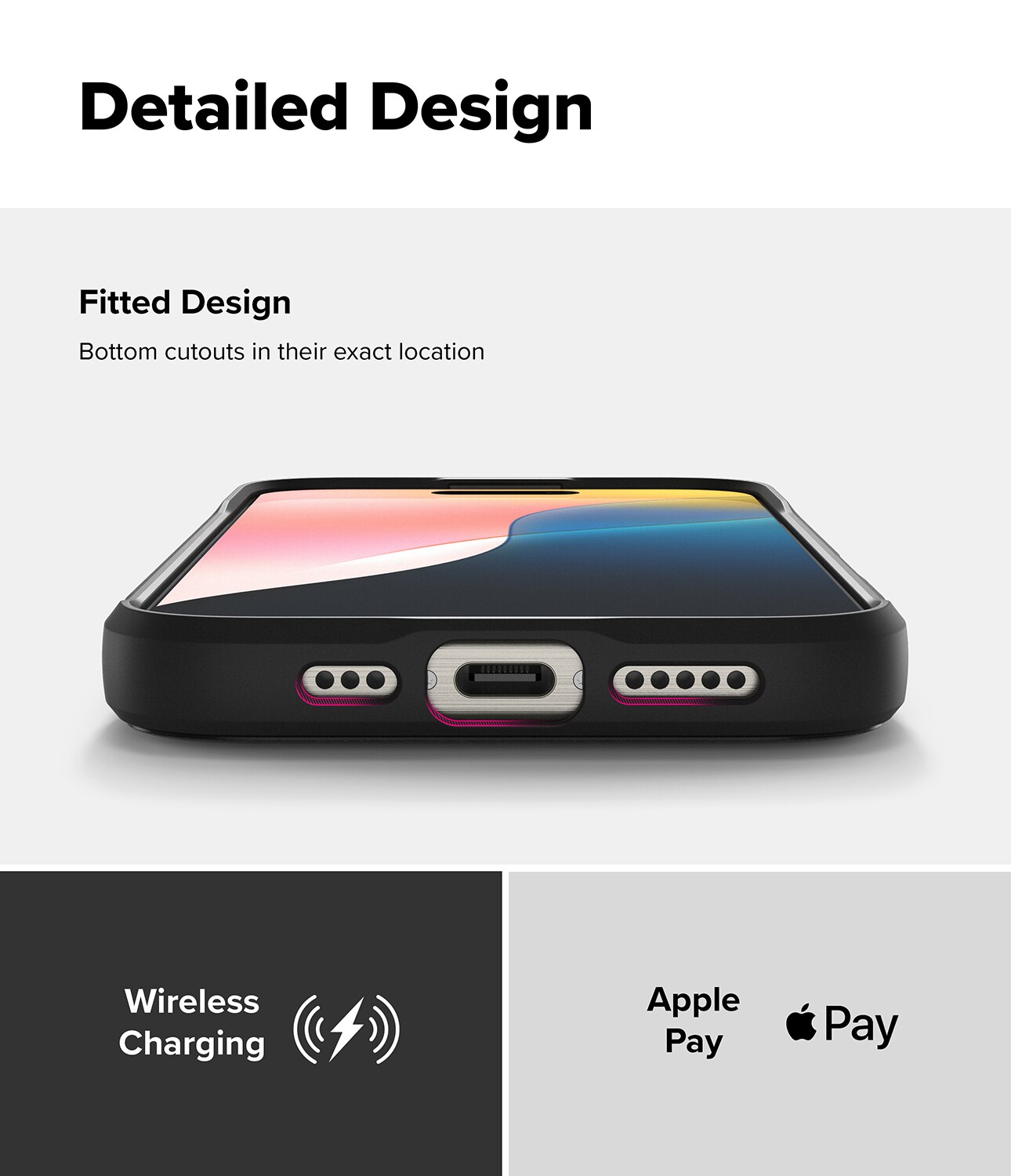 Coque Onyx iPhone 16 Pro, Black
