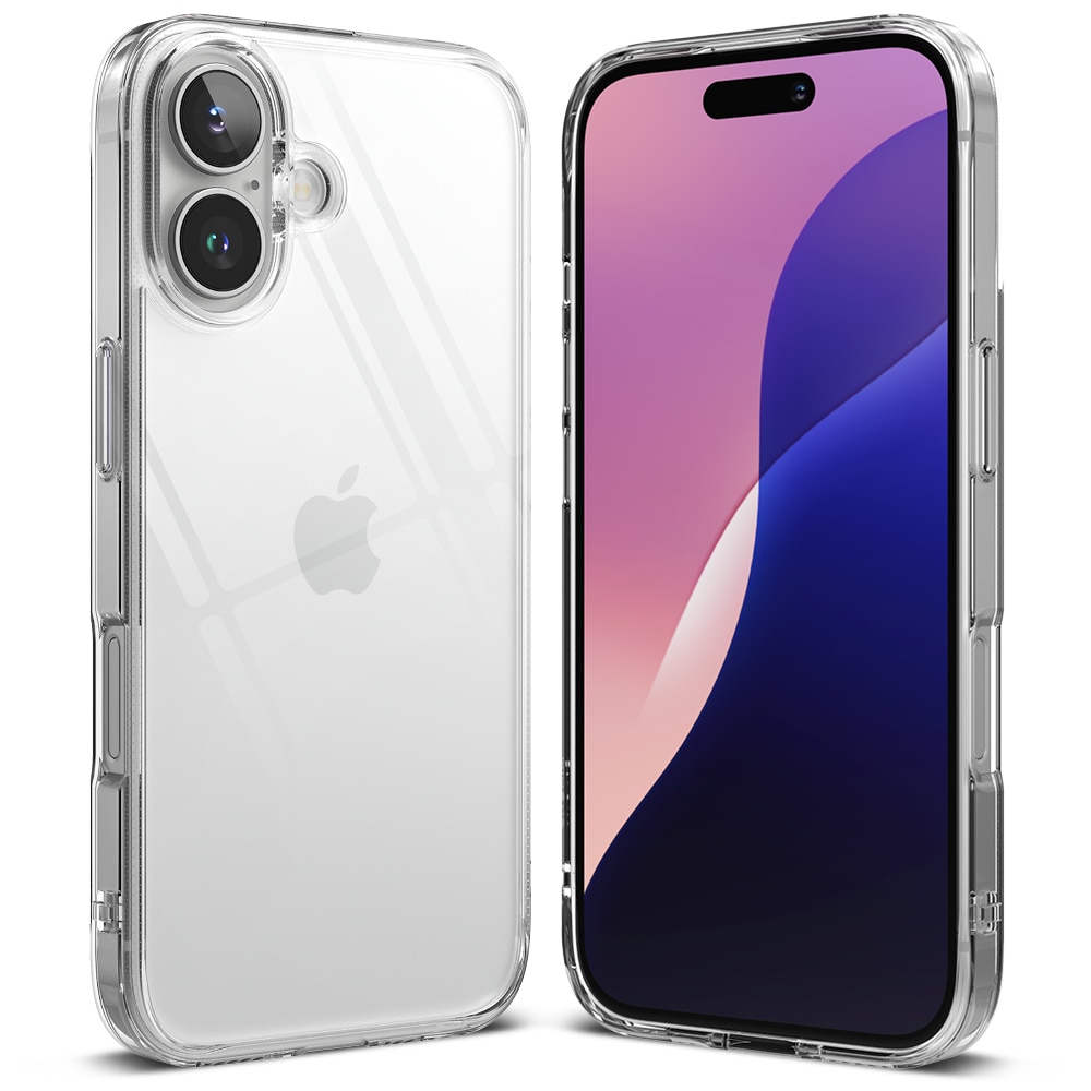 Coque Fusion iPhone 16, Transparent