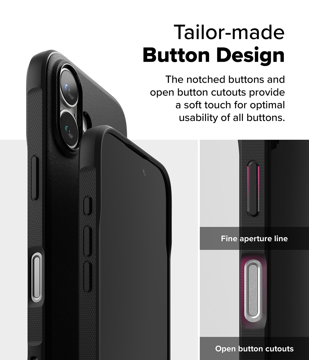 Coque Onyx iPhone 16, Black