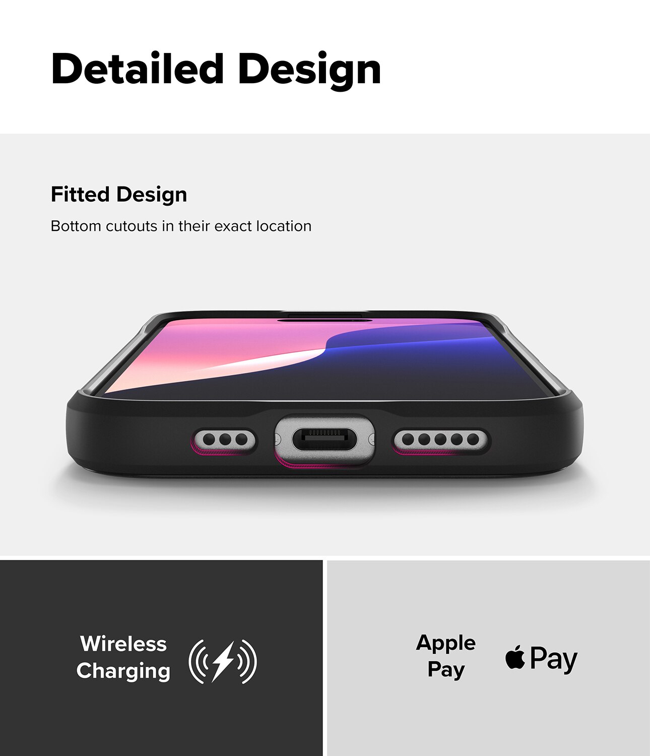 Coque Onyx iPhone 16, Black