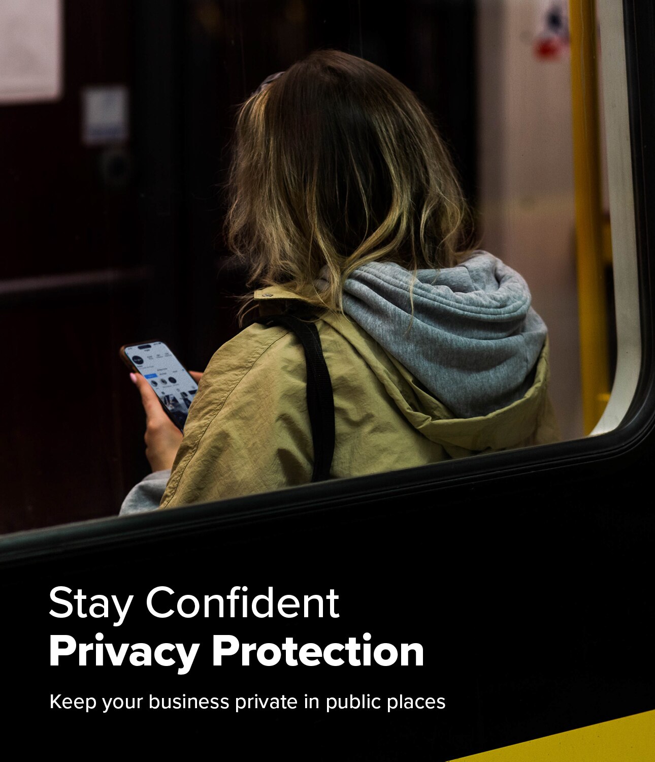 Easy Slide Privacy Glass (2 pièces) iPhone 15