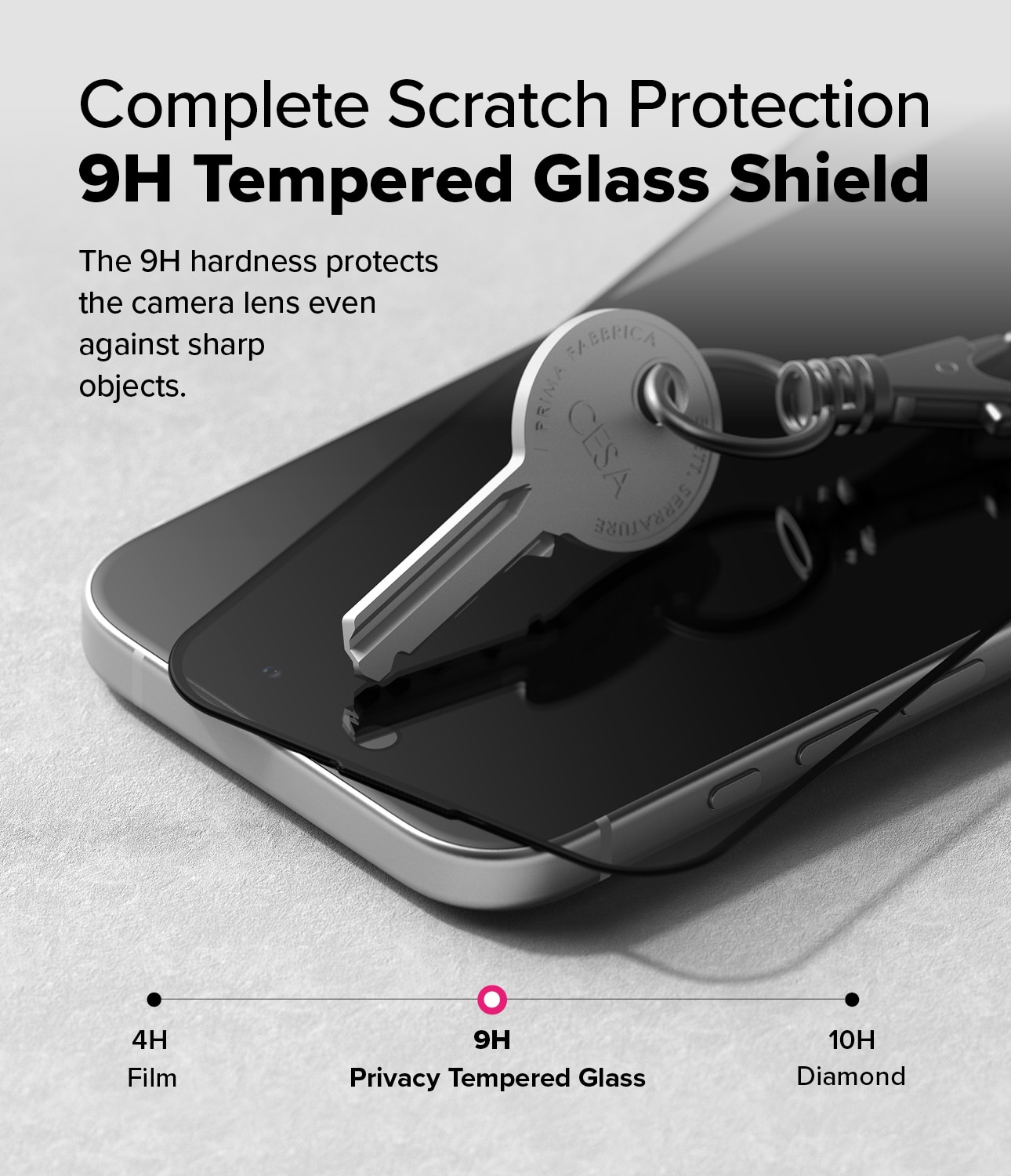 Easy Slide Privacy Glass (2 pièces) iPhone 15