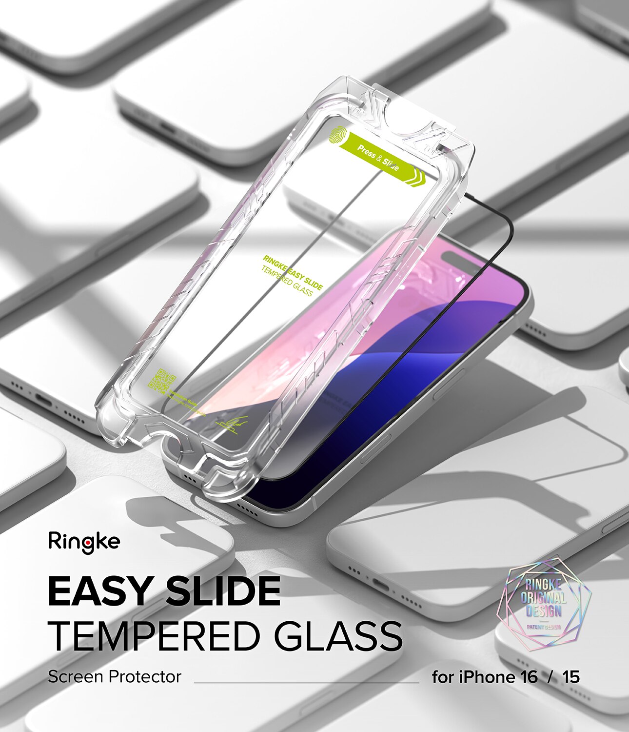 Easy Slide Glass (2 pièces) iPhone 15