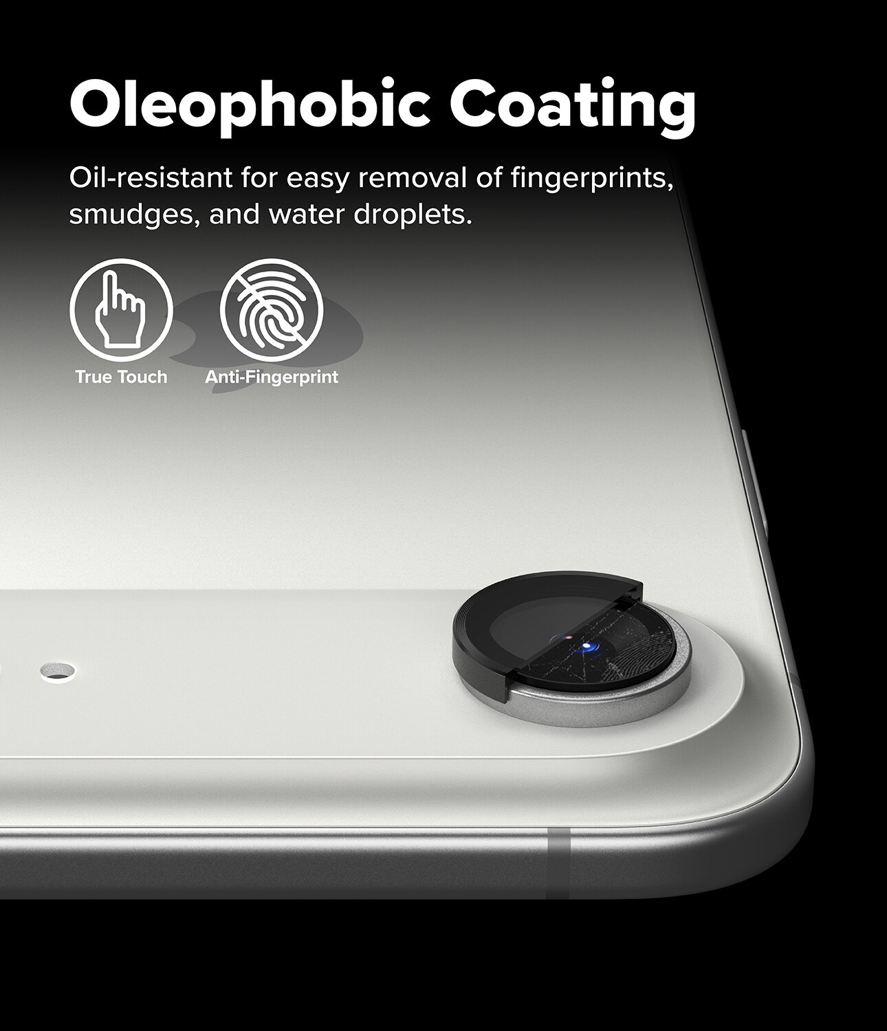 Camera Lens Frame Glass (2 pièces) iPhone 17 Air Black