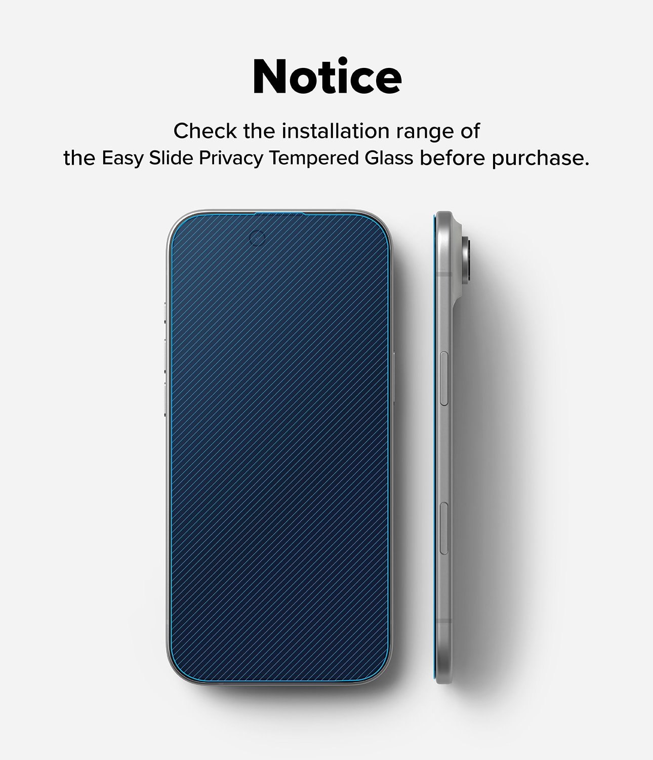 Easy Slide Privacy Glass (2 pièces) iPhone 17 Air