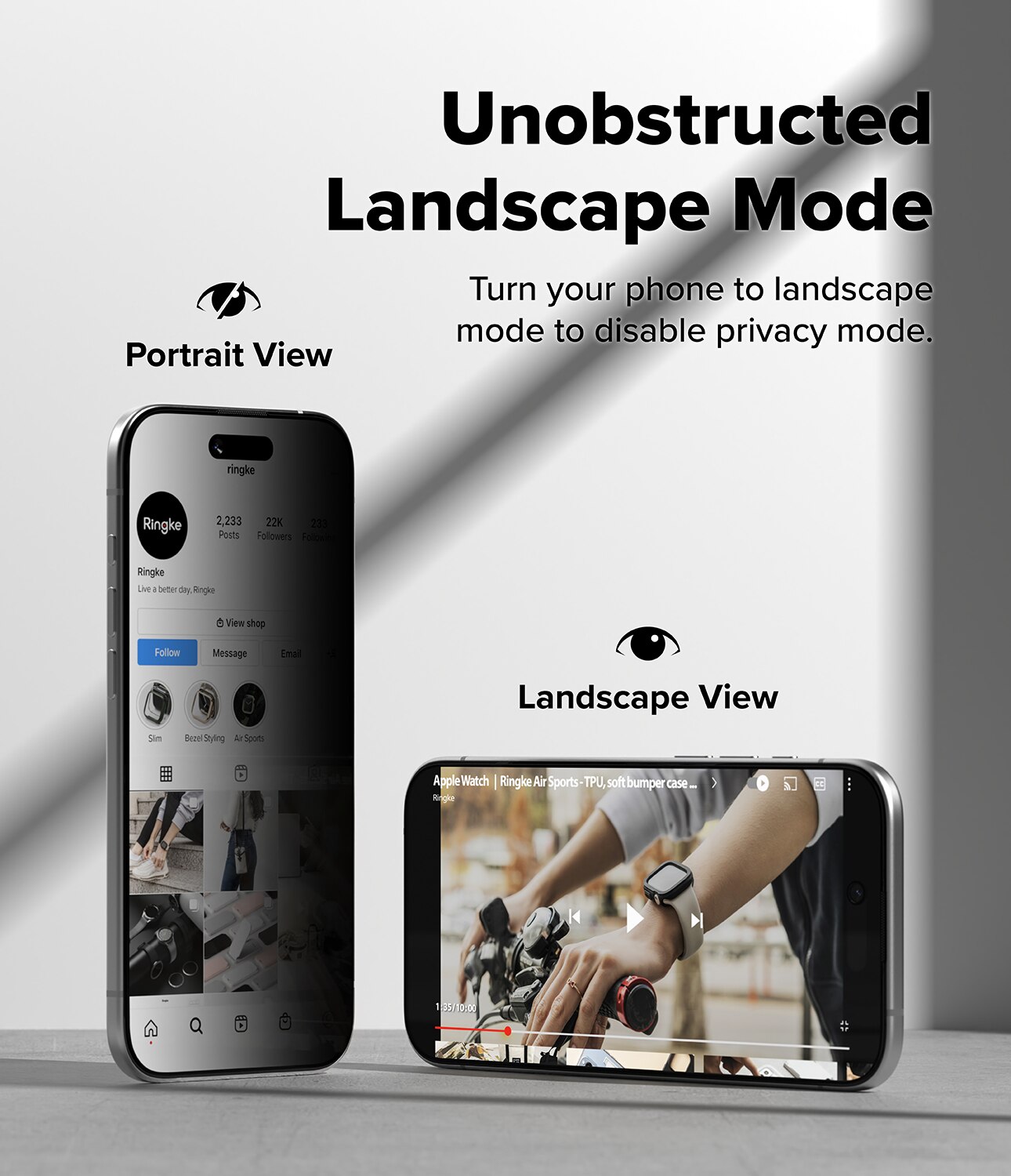 Easy Slide Privacy Glass (2 pièces) iPhone 17 Air