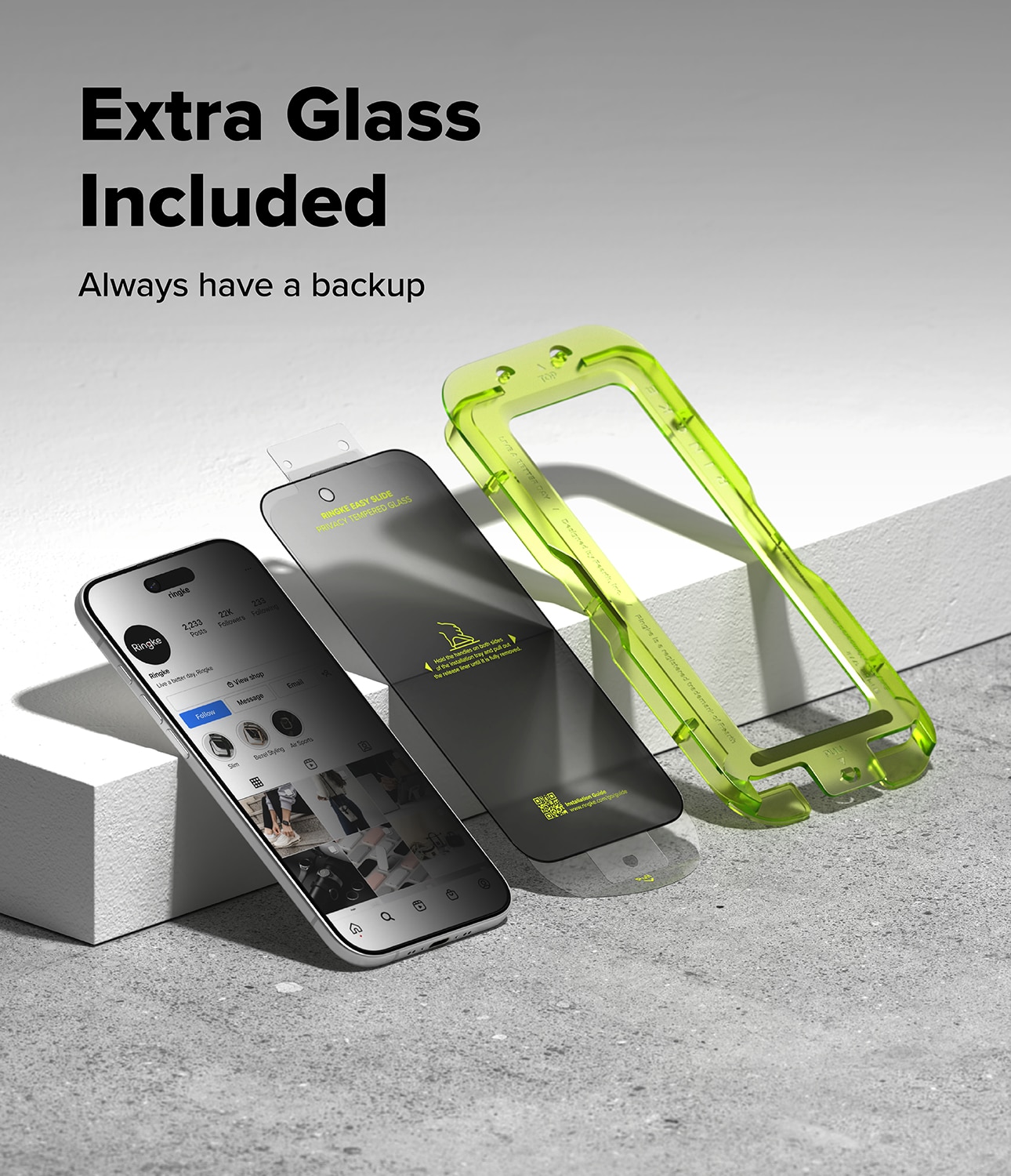 Easy Slide Privacy Glass (2 pièces) iPhone 17 Air