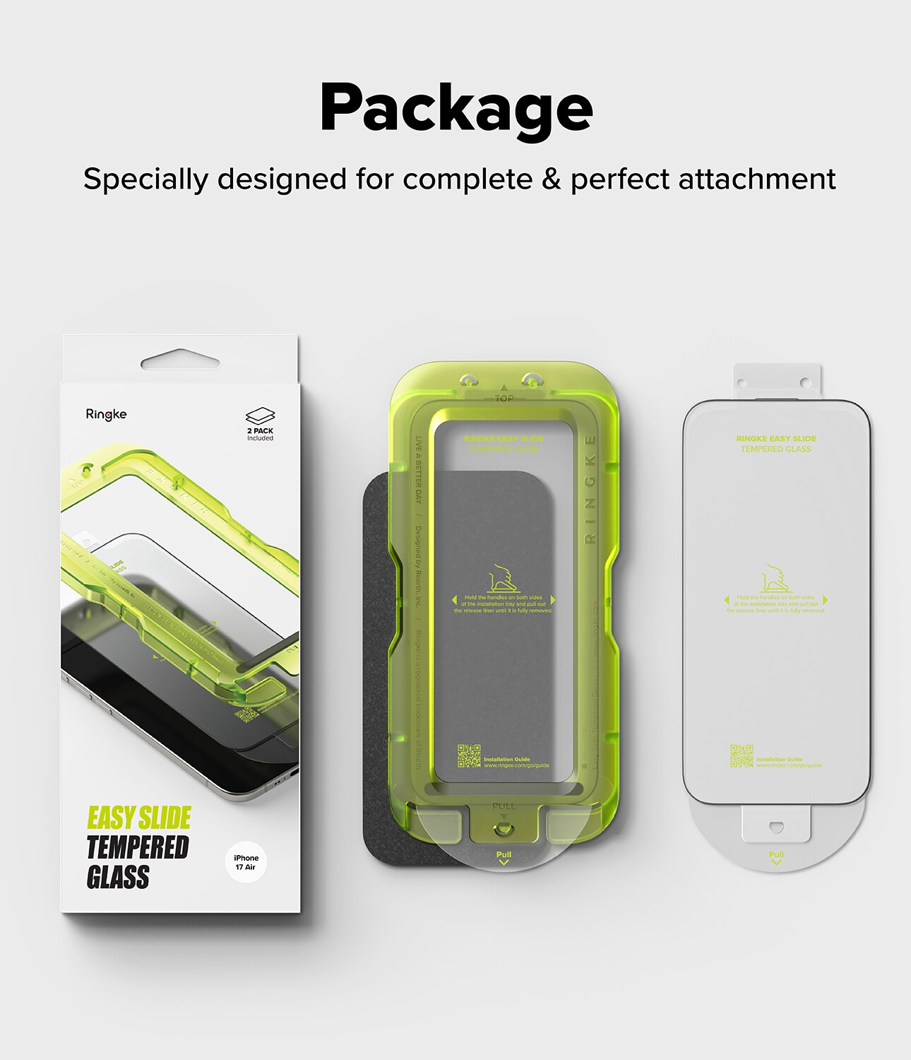 Easy Slide Glass (2 pièces) iPhone 17 Air