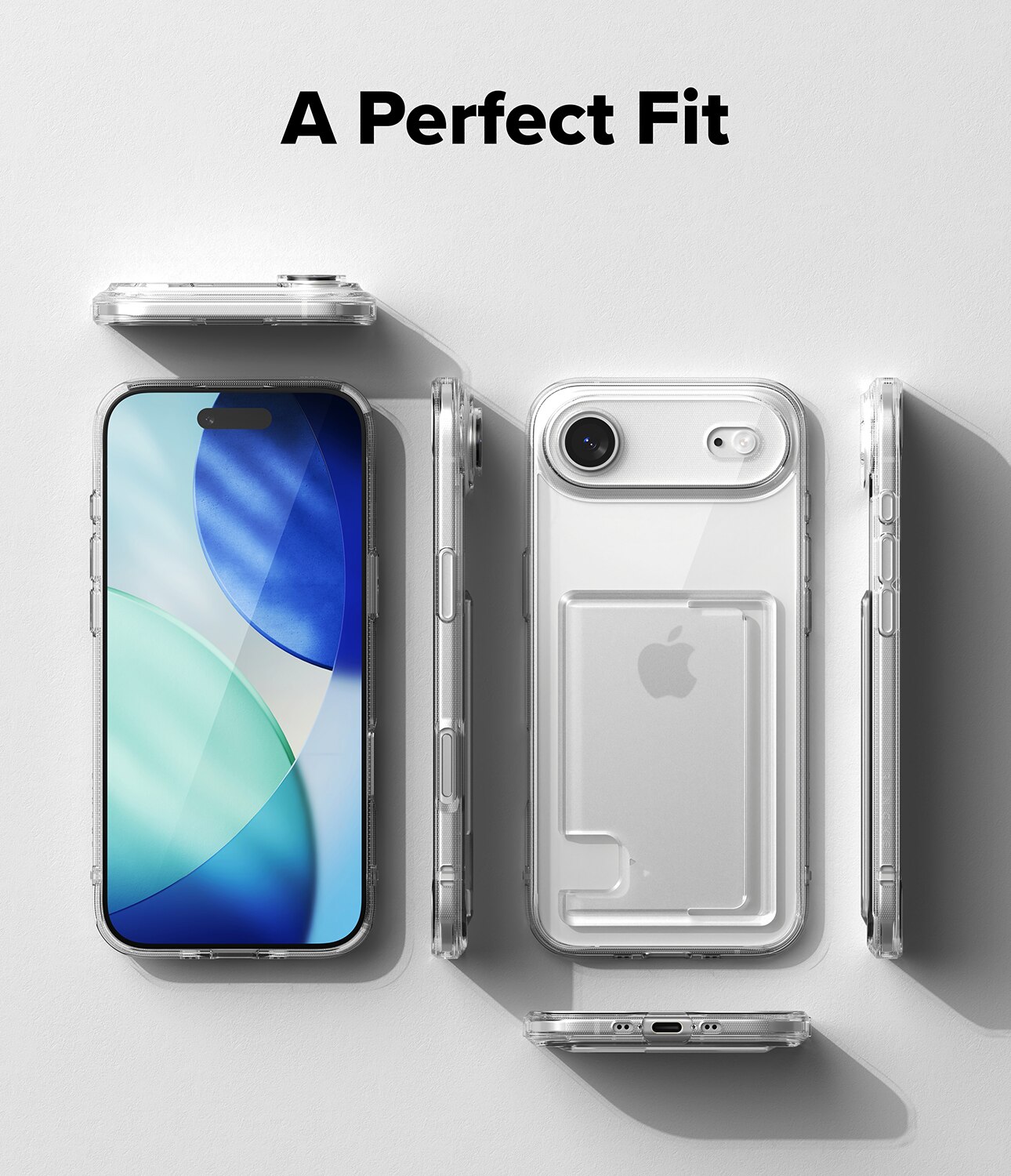 Coque Fusion Card iPhone 17 Air, Transparent