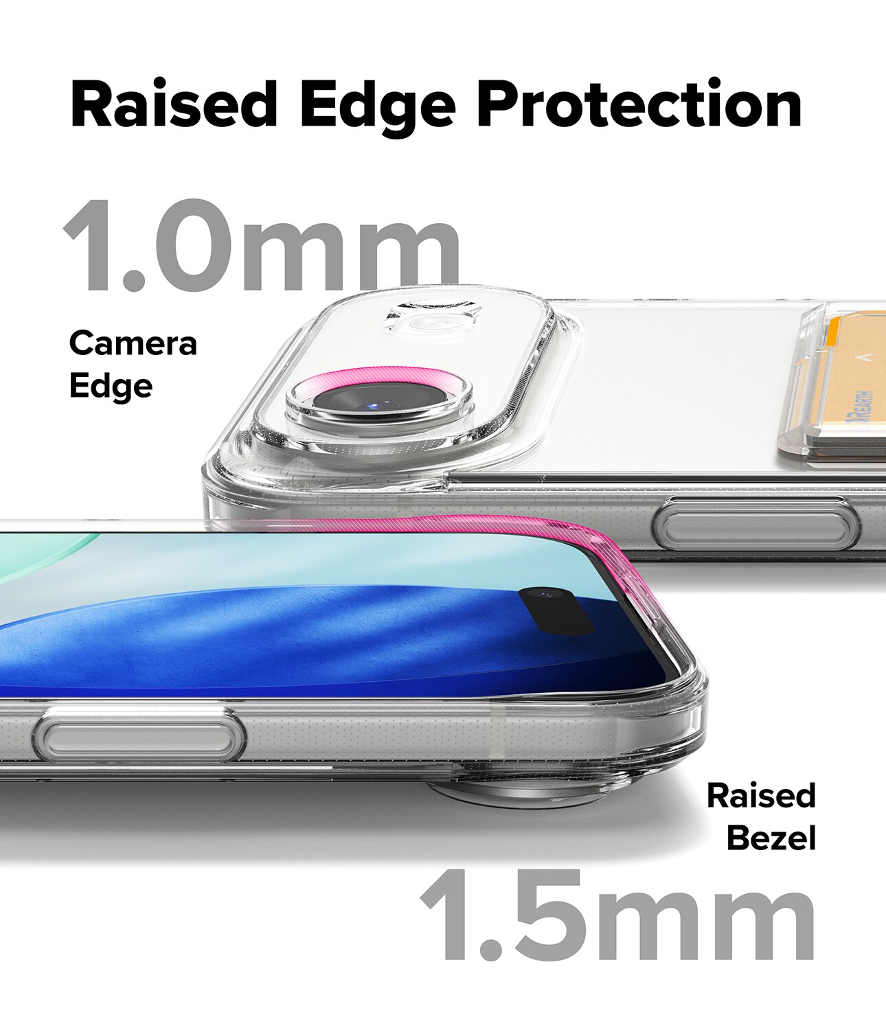 Coque Fusion Card iPhone 17 Air, Transparent