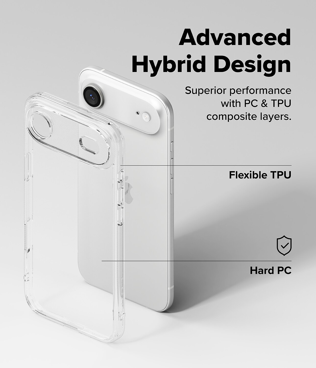 Coque Fusion iPhone 17 Air, Clear