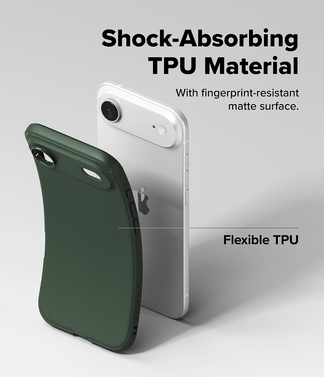 Coque Onyx iPhone 17 Air, Dark Green