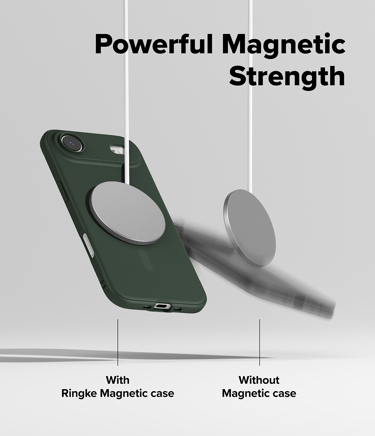 Coque Onyx Magnetic iPhone Air, Dark Green