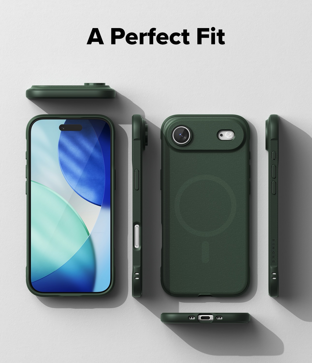 Coque Onyx Magnetic iPhone Air, Dark Green