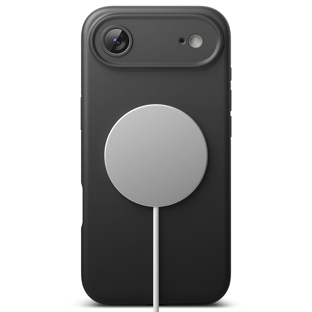 Silicone Magnetic Coque iPhone 17 Air Black
