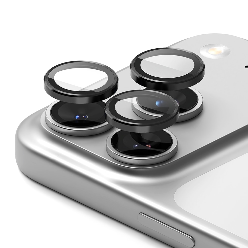Camera Lens Frame Glass (2 pièces) iPhone 17 Pro Max Black