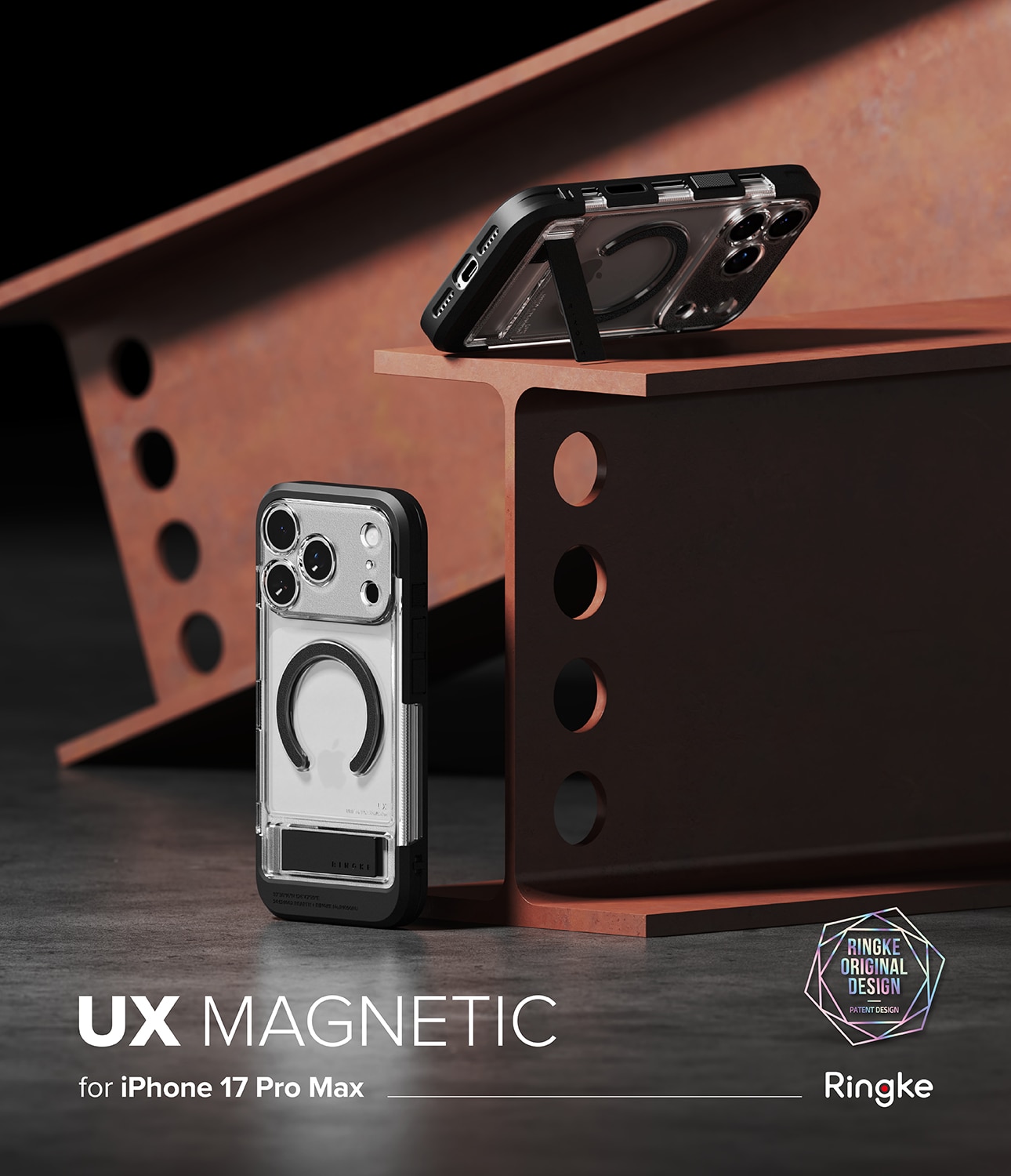 Coque UX Magnetic iPhone 17 Pro Max, Clear