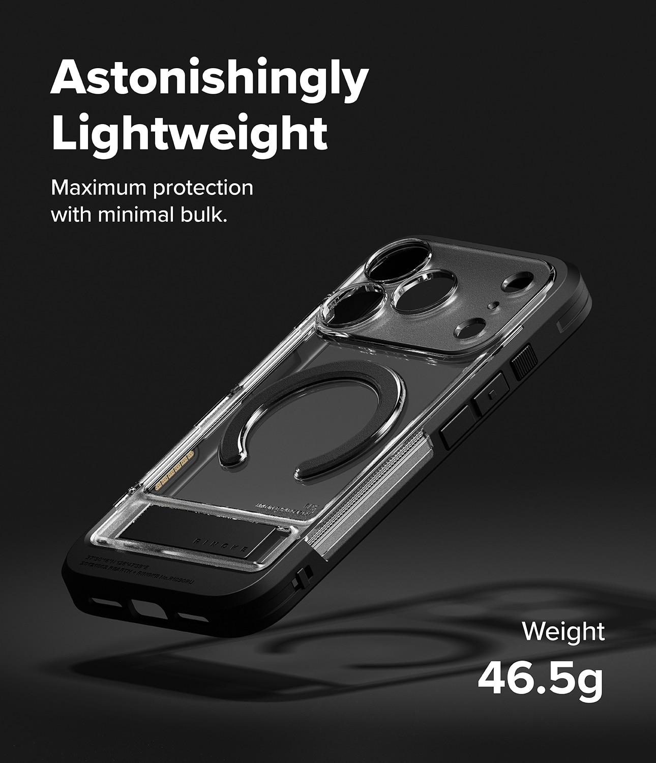 Coque UX Magnetic iPhone 17 Pro Max, Clear